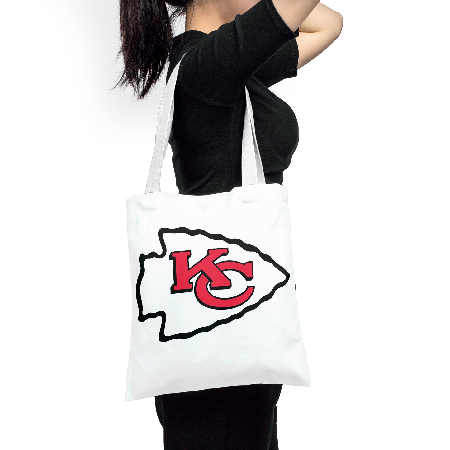 NFL Kansas City Chiefs Polyester Canvas Tote Bag – Durable and Stylish
