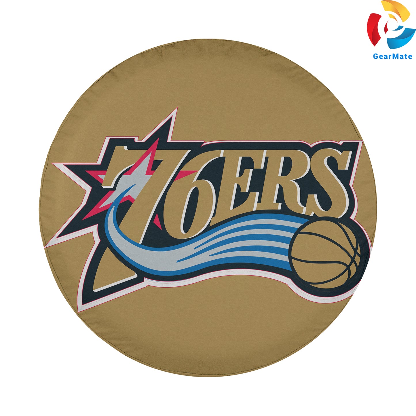Philadelphia 76ers Gear Up Spare Tire Cover – Premium Waterproof UV-Resistant Protector