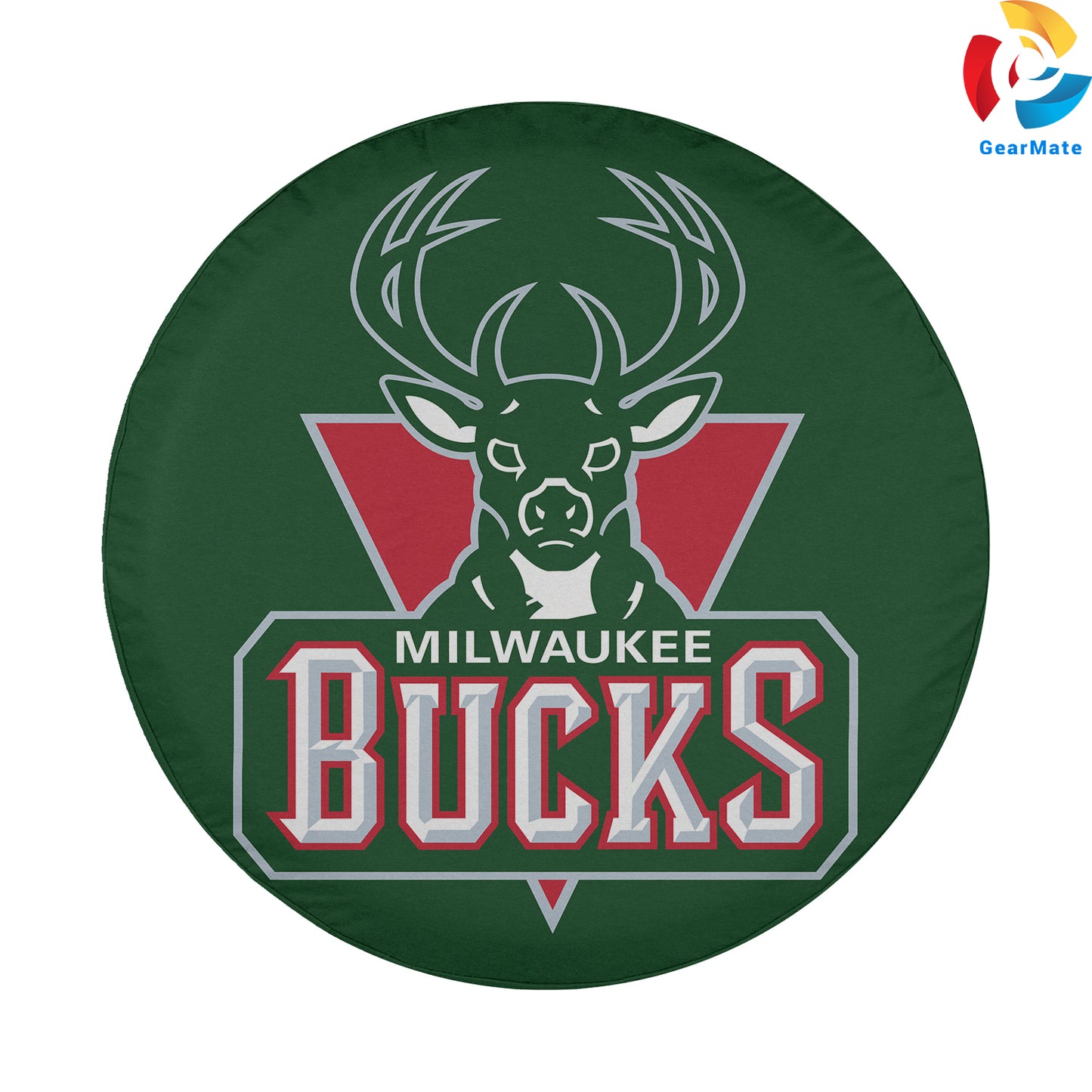 Milwaukee Bucks NBA Spare Tire Cover – Premium Waterproof UV-Resistant Protector