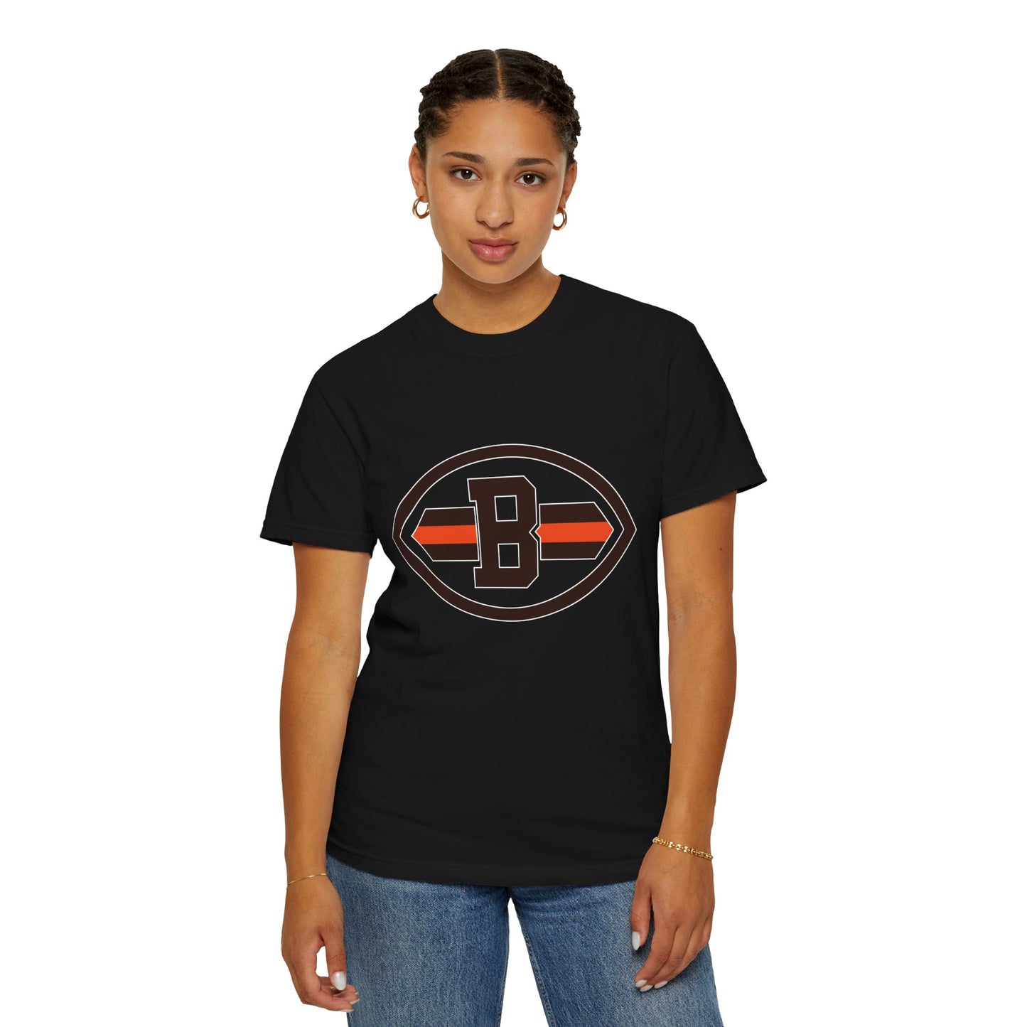 Cleveland Browns Game Day Gear Garment-Dyed T-Shirt – Premium Cotton Tee for Customization