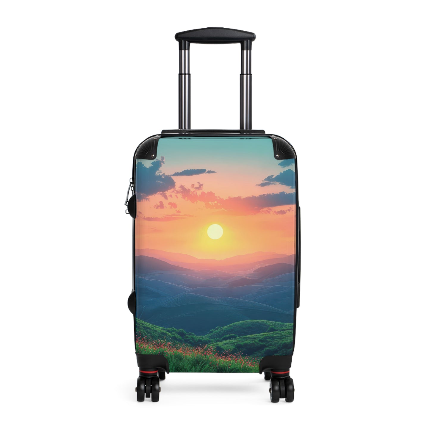 Nature Sunset Serene Art Carry-On Suitcase - Stylish Luggage for Travelers