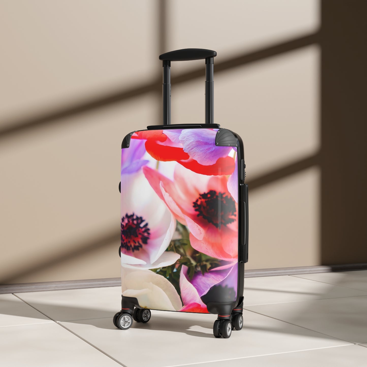 Nature Flowers Floral Multicolor Art Carry-On Suitcase - Stylish Luggage for Travelers