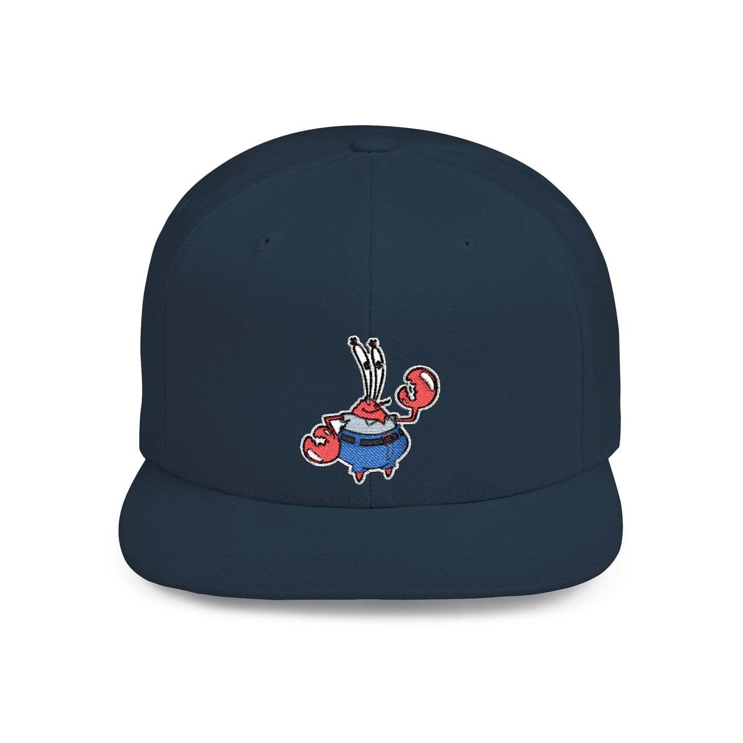 Spongebob Squarepants Mr Krabs Flat Bill Snapback – Lightweight, Custom Fit, Premium Quality
