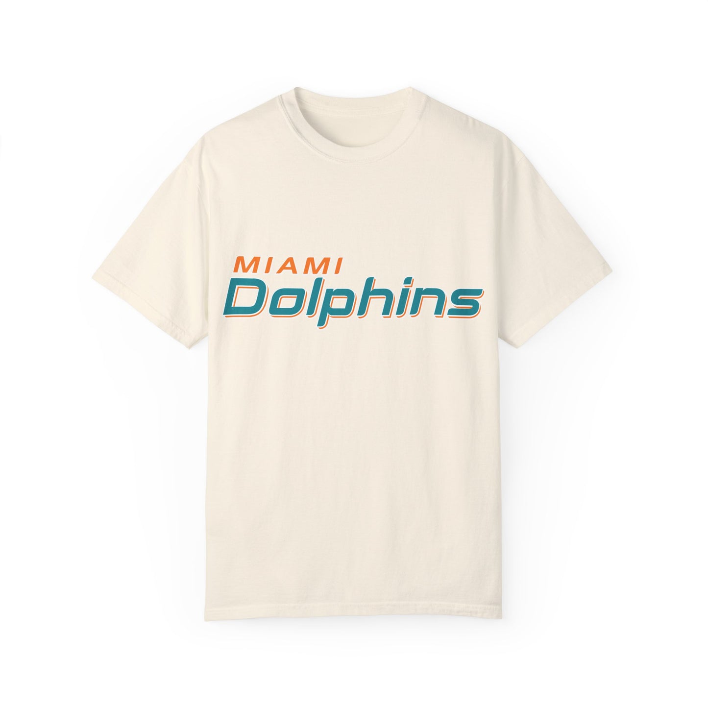 Miami Dolphins Garment-Dyed T-Shirt – Premium Cotton Tee for Customization