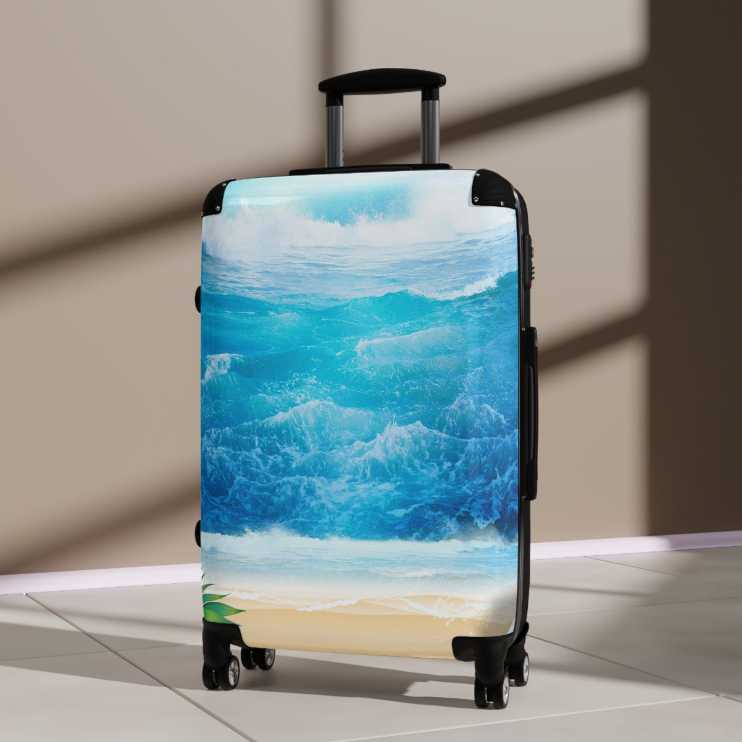 Nature Summer Beach Art Carry-On Suitcase - Stylish Luggage for Travelers