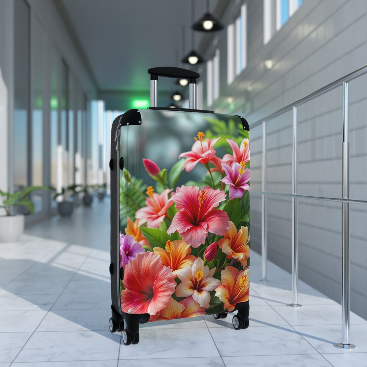 Nature Flowers Floral Close Up Colorful Art Carry-On Suitcase - Stylish Luggage for Travelers