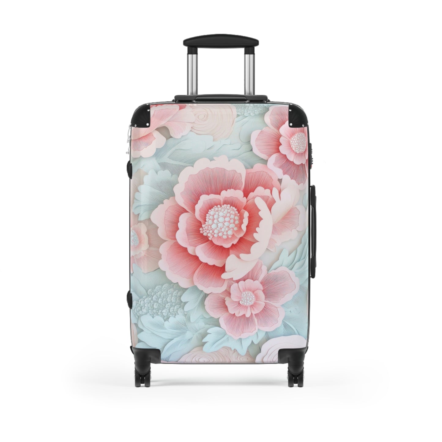 Nature Flowers Floral Intricate Art Carry-On Suitcase - Stylish Luggage for Travelers