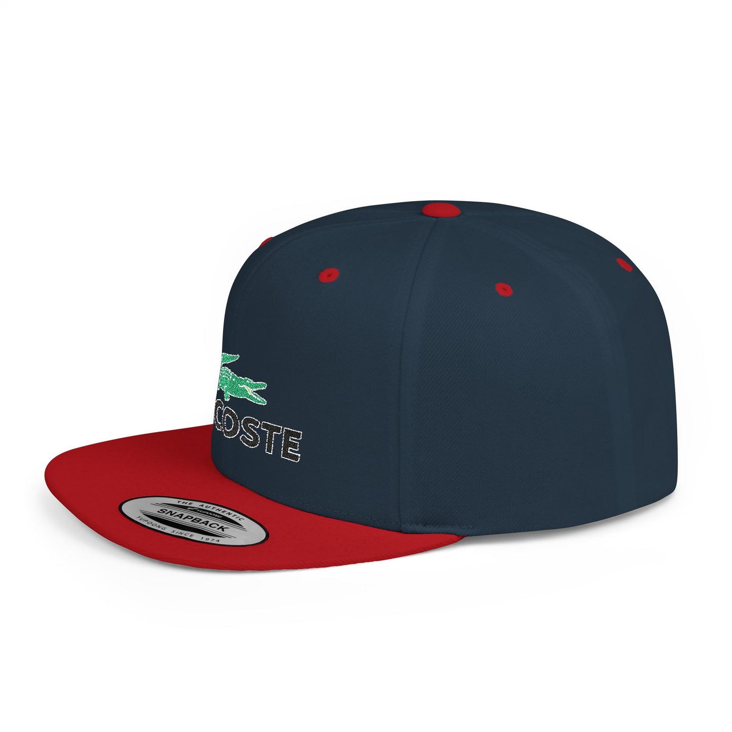Lacoste Flat Bill Snapback – Lightweight, Custom Fit, Premium Quality