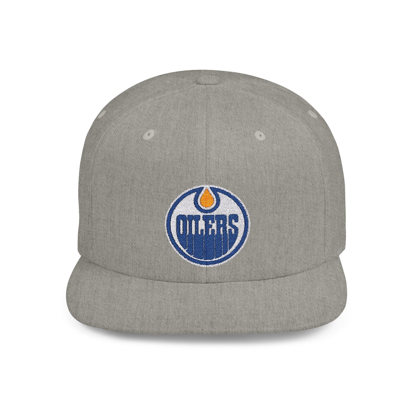 Edmonton Oilers Flat Bill Snapback – Lightweight, Custom Fit, Premium Quality