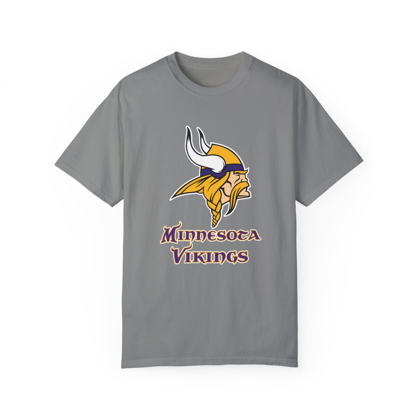Minnesota Vikings Merchandise Garment-Dyed T-Shirt – Premium Cotton Tee for Customization