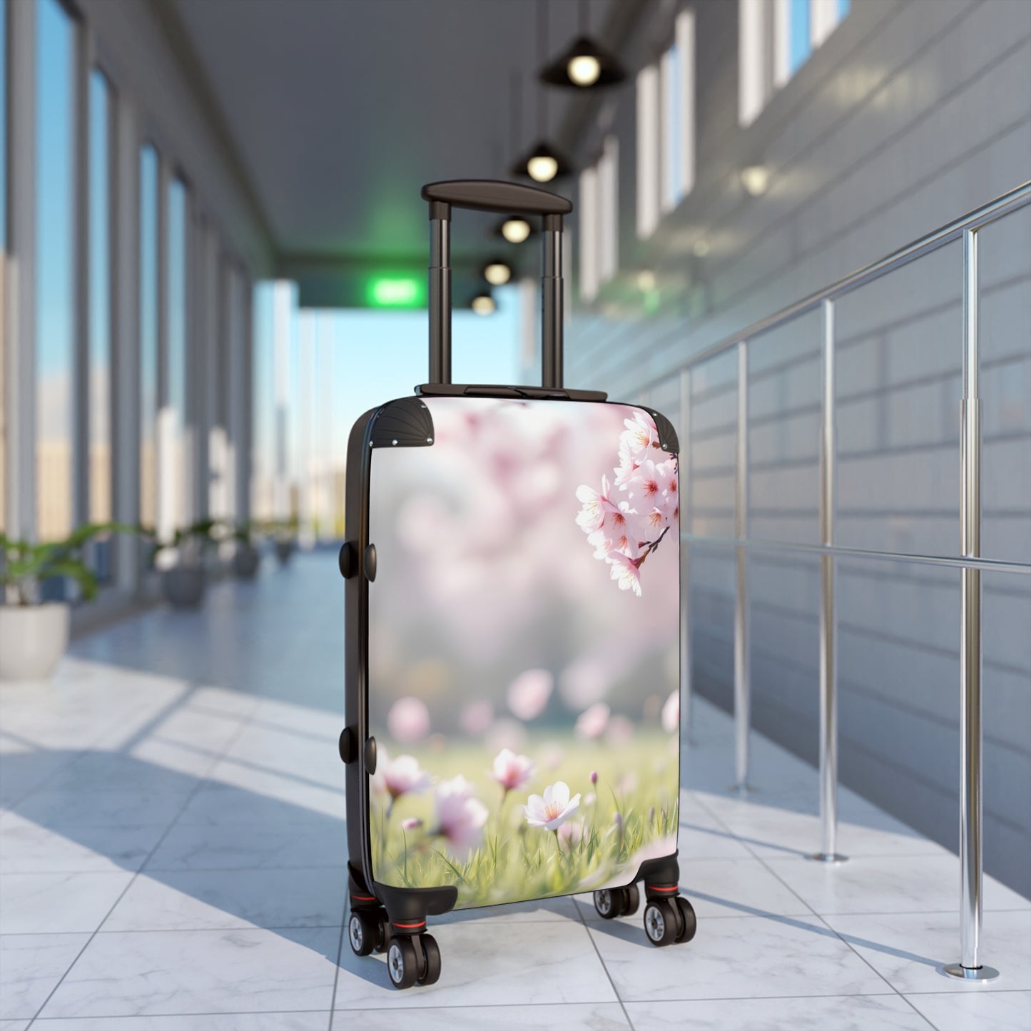 Nature Flowers Floral Dreamy Landscape Art Carry-On Suitcase - Stylish Luggage for Travelers