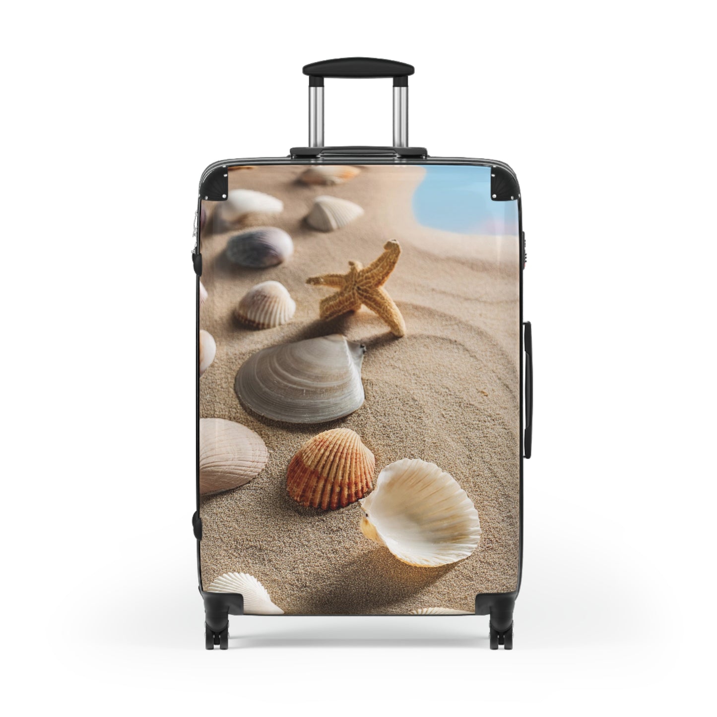 Nature Summer Seashells And Starfish Carry-On Suitcase - Stylish Luggage for Travelers