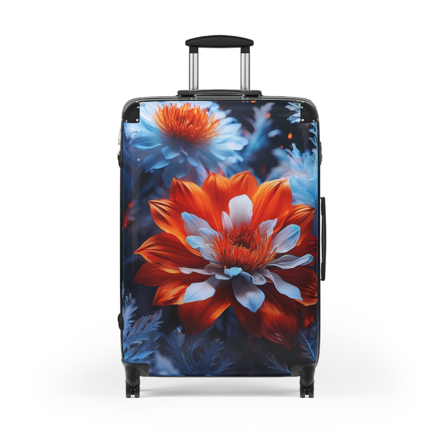 Nature Flowers Floral Orange Blooms Art Carry-On Suitcase - Stylish Luggage for Travelers