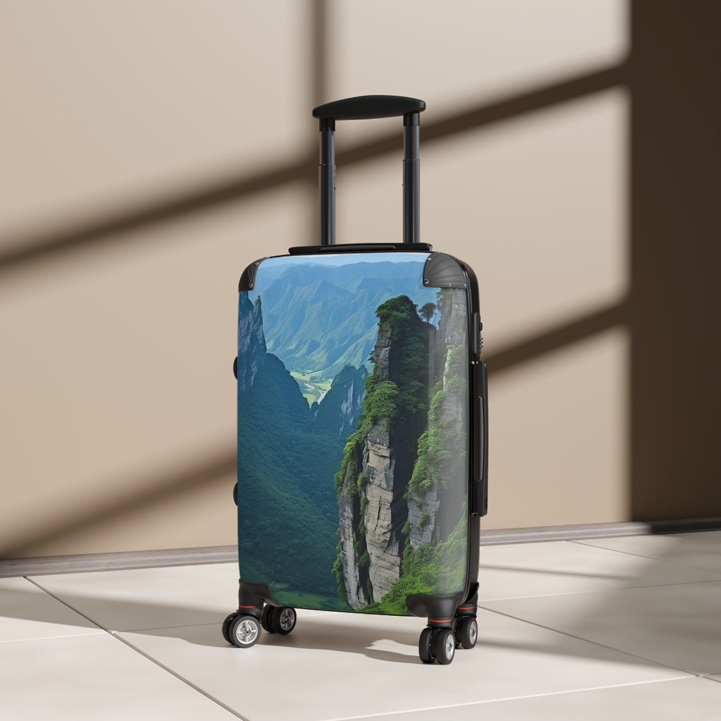 Nature Landscape Tall Cliffs Art Carry-On Suitcase - Stylish Luggage for Travelers