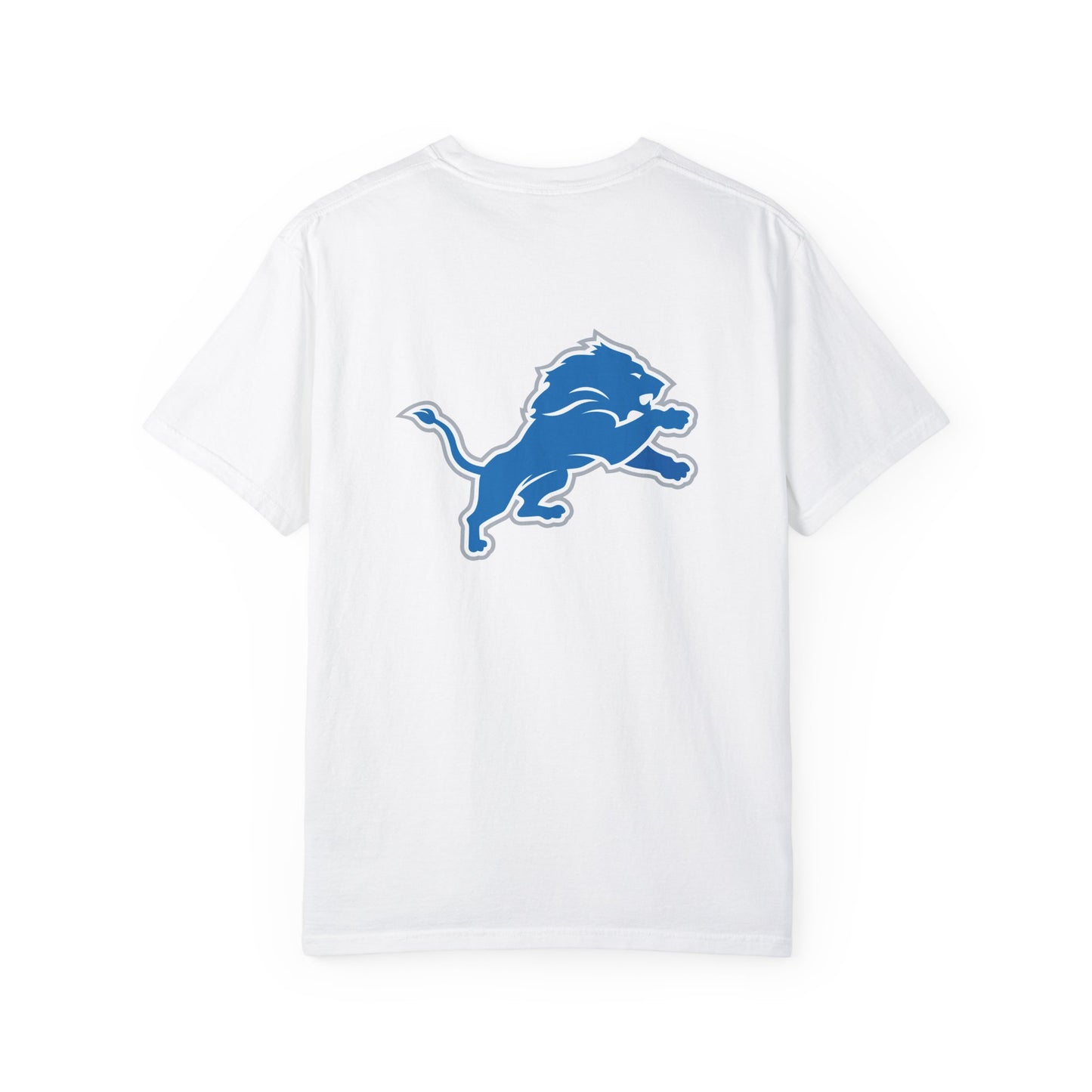 Detroit Lions Merchandise Garment-Dyed T-Shirt – Premium Cotton Tee for Customization