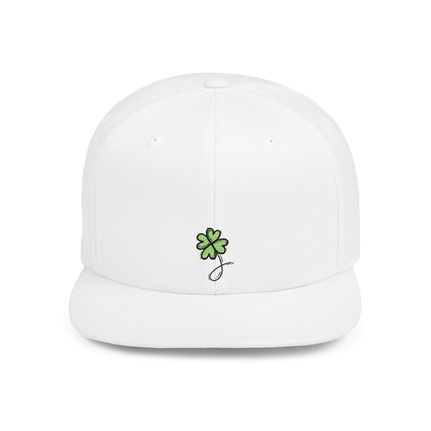 Icons Embroidered Leaf Flat Bill Snapback – Lightweight, Custom Fit, Premium Quality