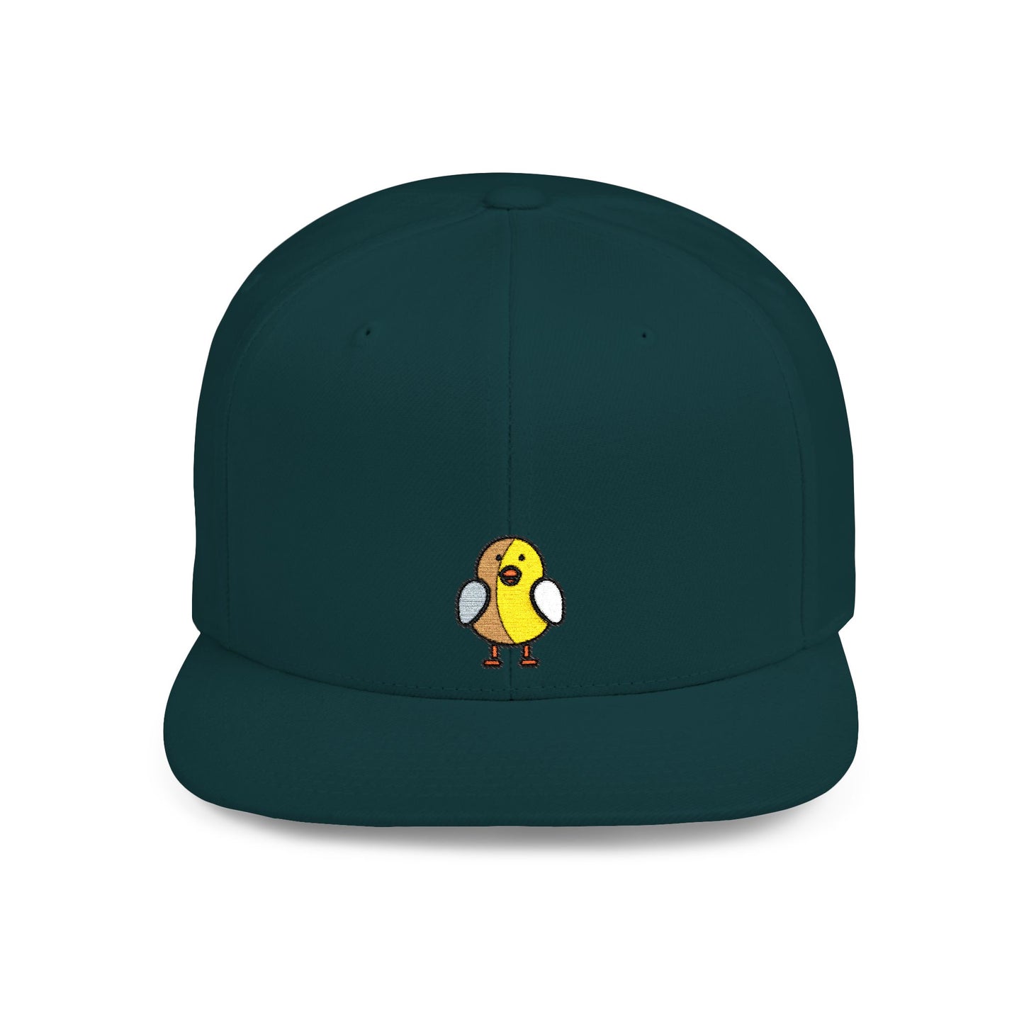 Icons Embroidered Chicks Flat Bill Snapback – Lightweight, Custom Fit, Premium Quality