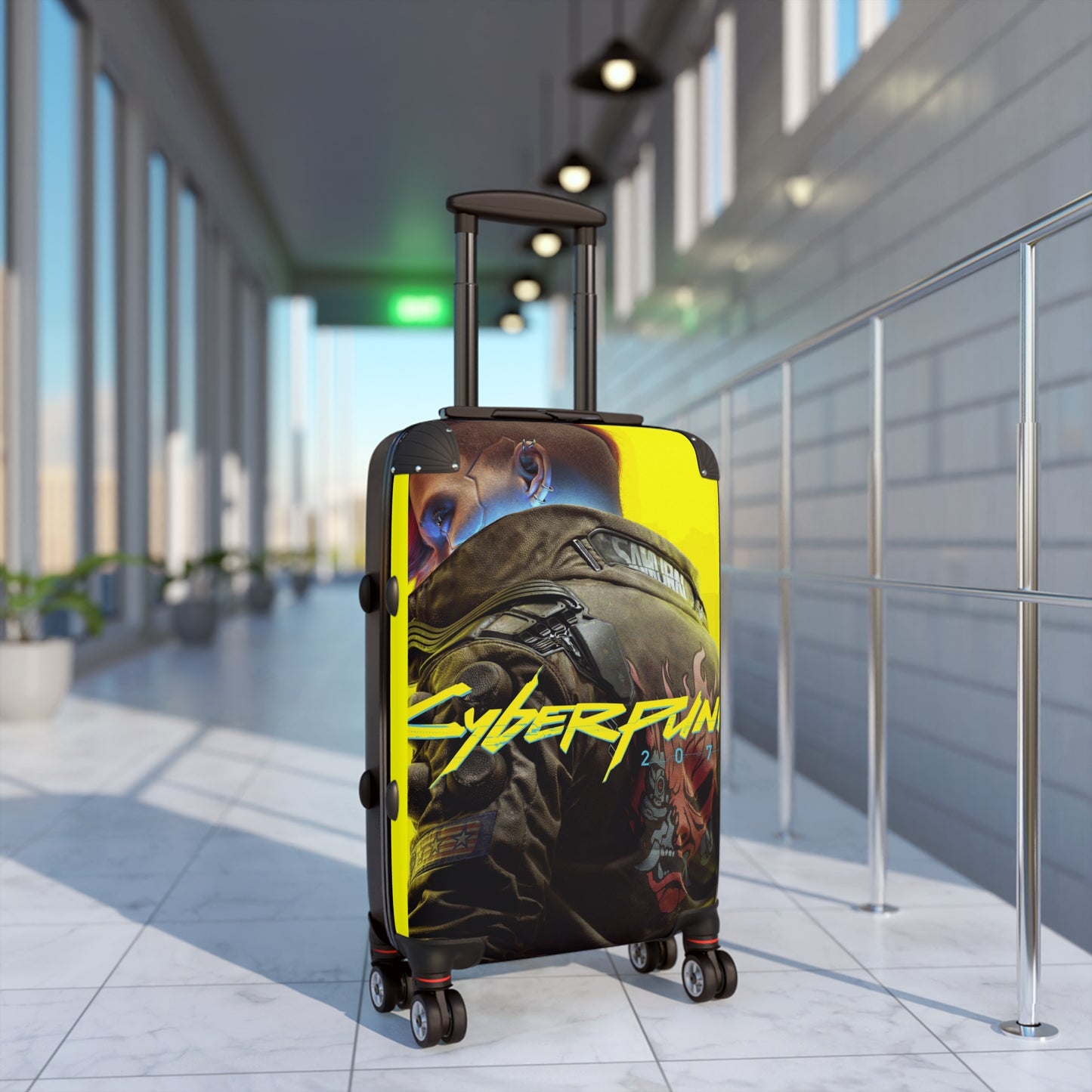 Video Games Cyberpunk 2077 Carry-On Suitcase - Stylish Luggage for Travelers