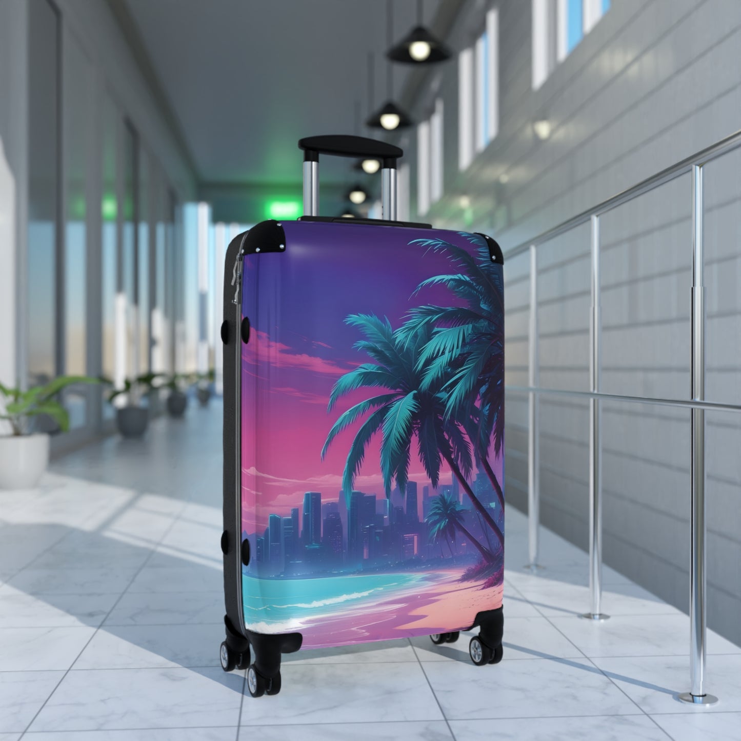 Nature Summer Colorful Beach Carry-On Suitcase - Stylish Luggage for Travelers
