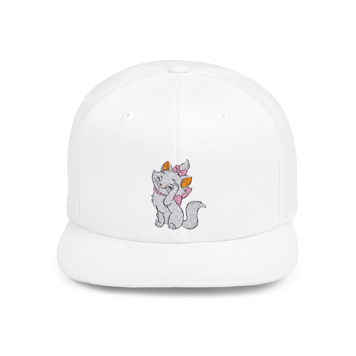 Marie The Cat Flat Bill Snapback – Lightweight, Custom Fit, Premium Quality