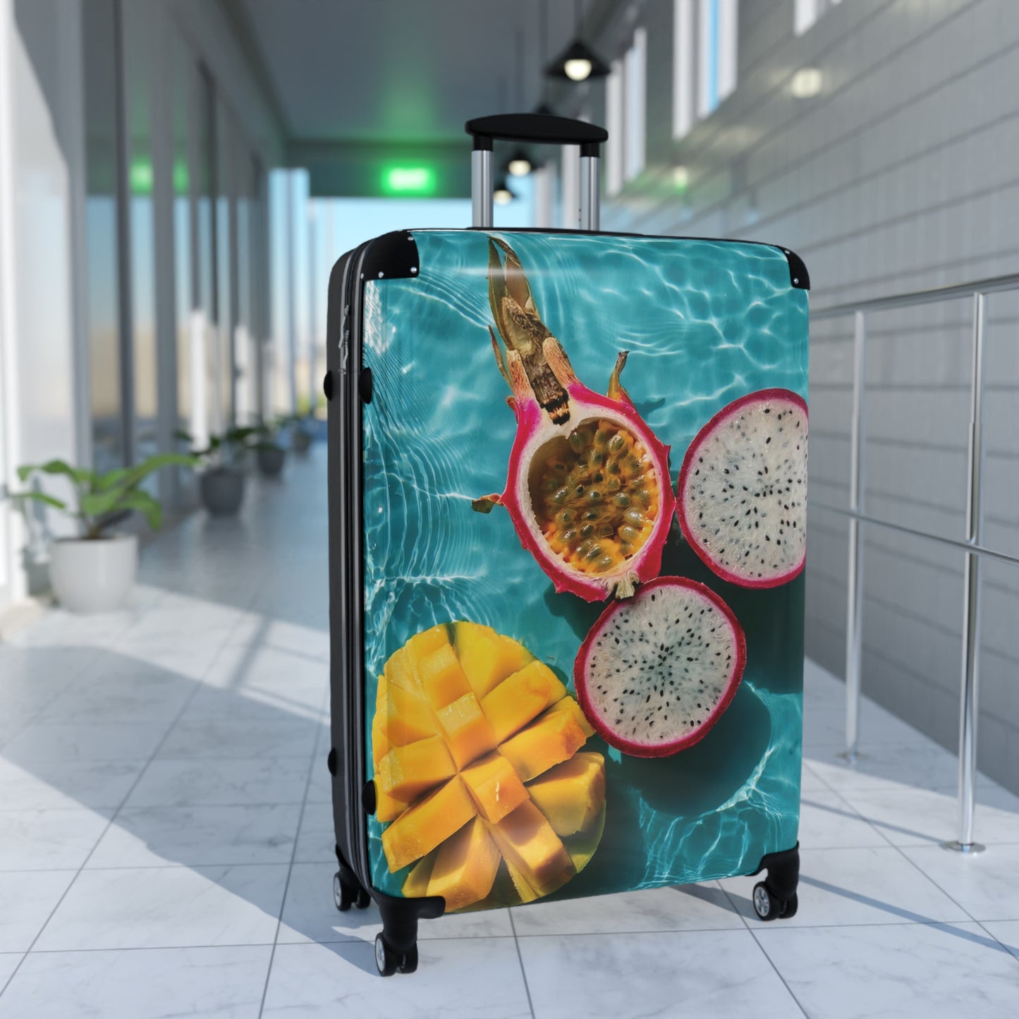 Nature Summer Fruits FLoating Carry-On Suitcase - Stylish Luggage for Travelers