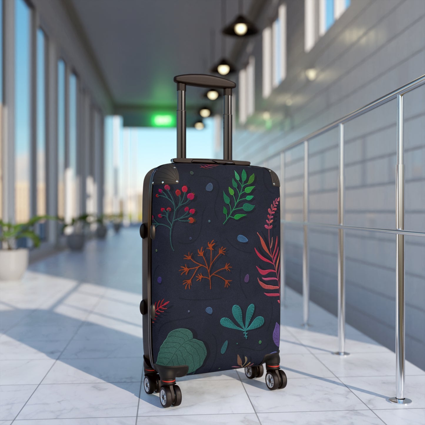 Nature Flowers Floral Botanical Art Carry-On Suitcase - Stylish Luggage for Travelers
