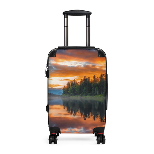 Nature Forest River Art Carry-On Suitcase - Stylish Luggage for Travelers