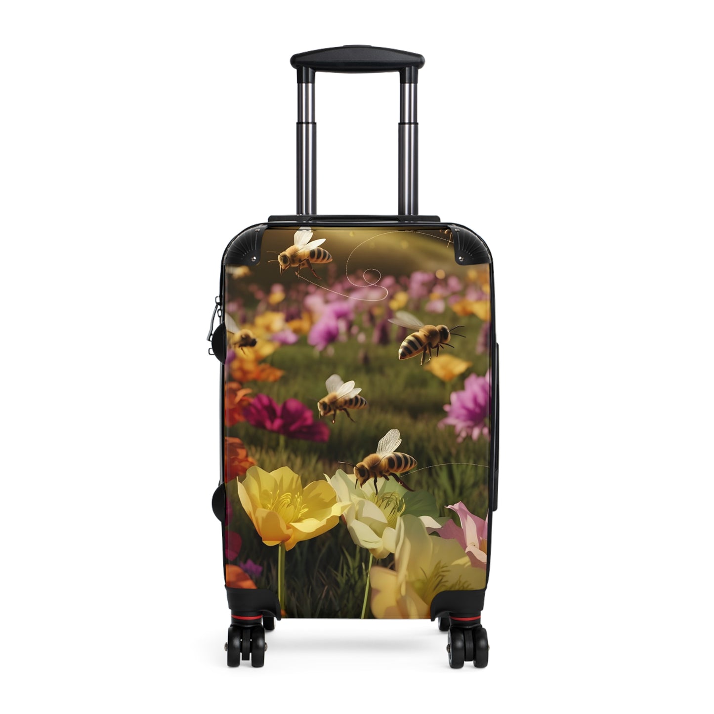 Nature Garden Bees Art Carry-On Suitcase - Stylish Luggage for Travelers