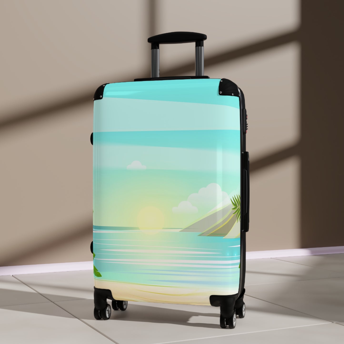 Nature Summer Beach Travel Art Carry-On Suitcase - Stylish Luggage for Travelers