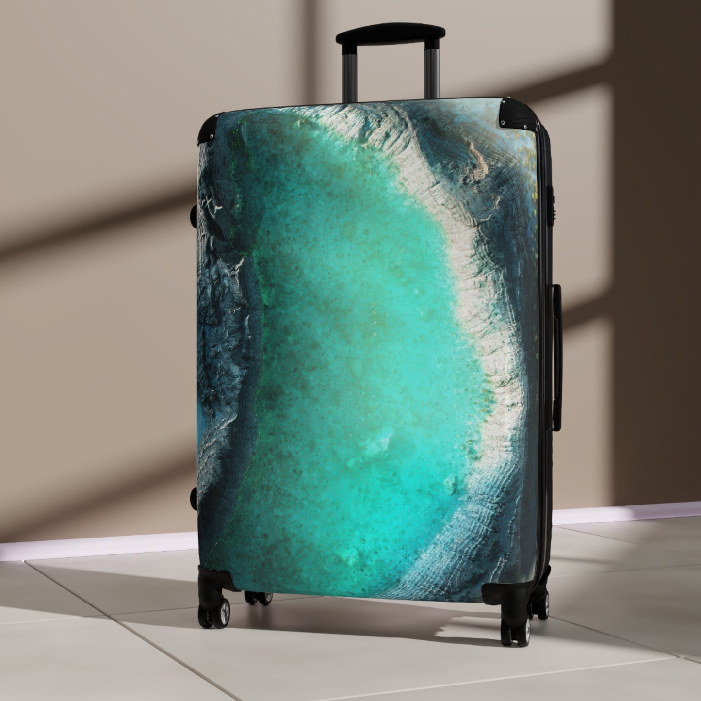 Nature Mountain Lake Art Carry-On Suitcase - Stylish Luggage for Travelers