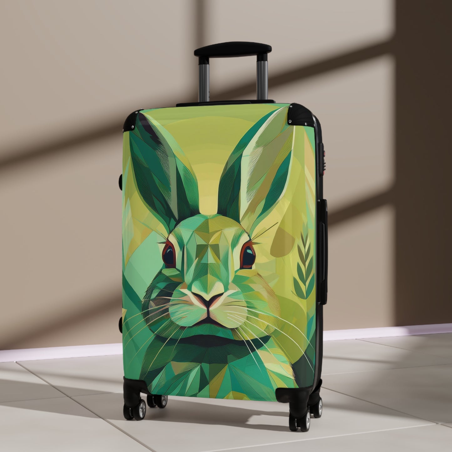 Nature Green Close Up Art Carry-On Suitcase - Stylish Luggage for Travelers
