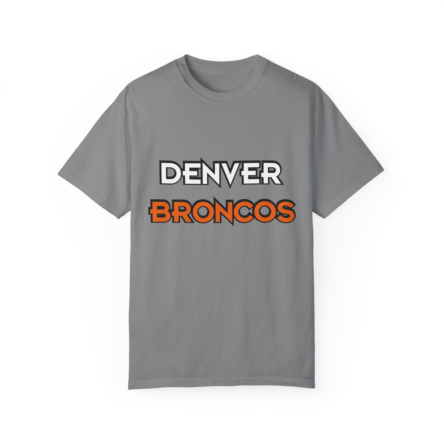 Denver Broncos Pride Garment-Dyed T-Shirt – Premium Cotton Tee for Customization
