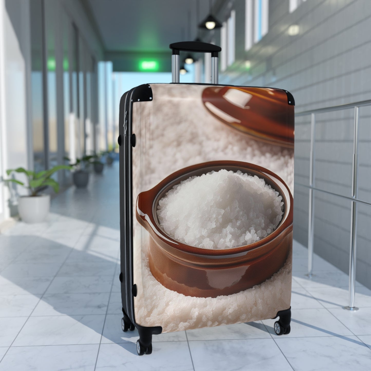 Nature Sea Salt Art Carry-On Suitcase - Stylish Luggage for Travelers