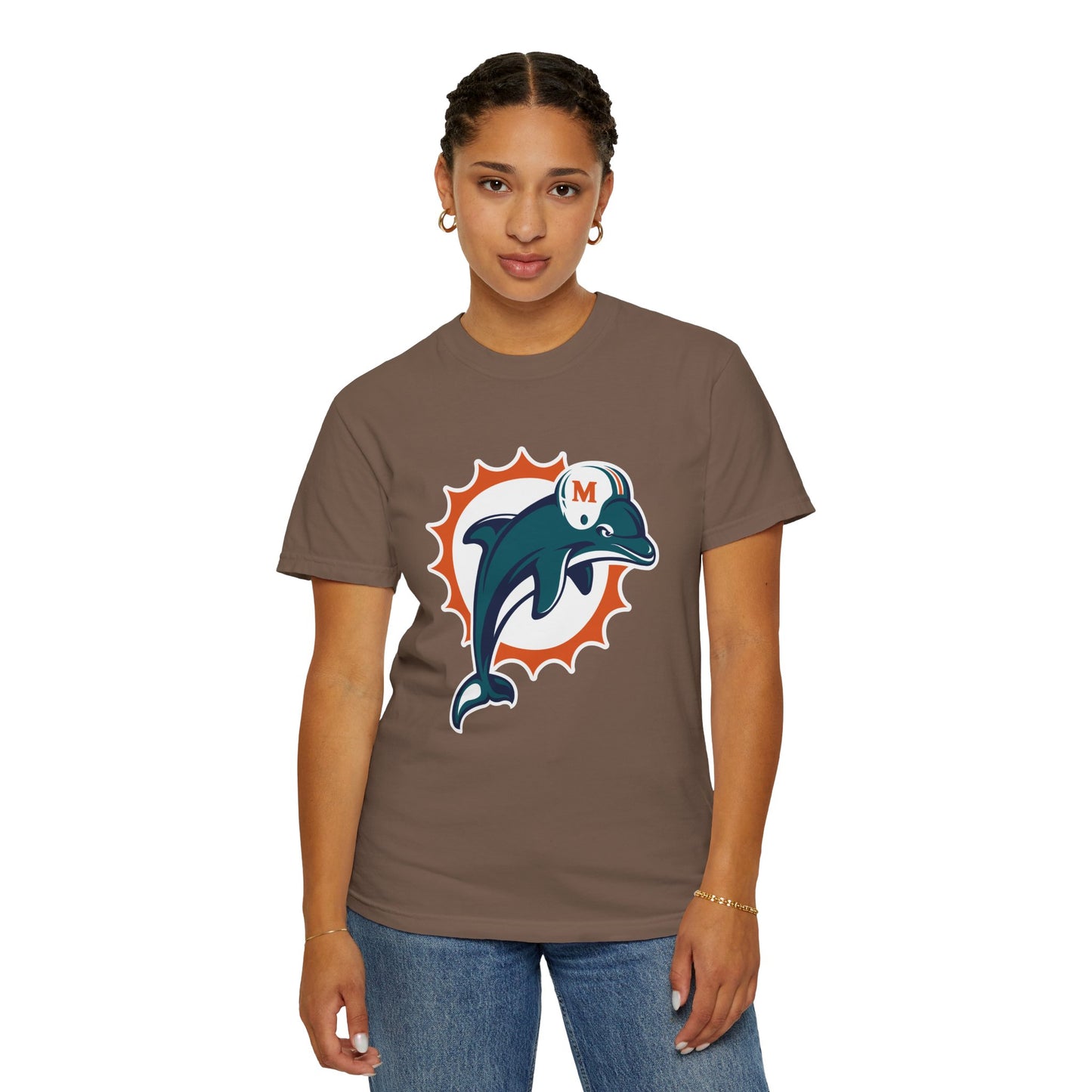 Miami Dolphins Gear Garment-Dyed T-Shirt – Premium Cotton Tee for Customization
