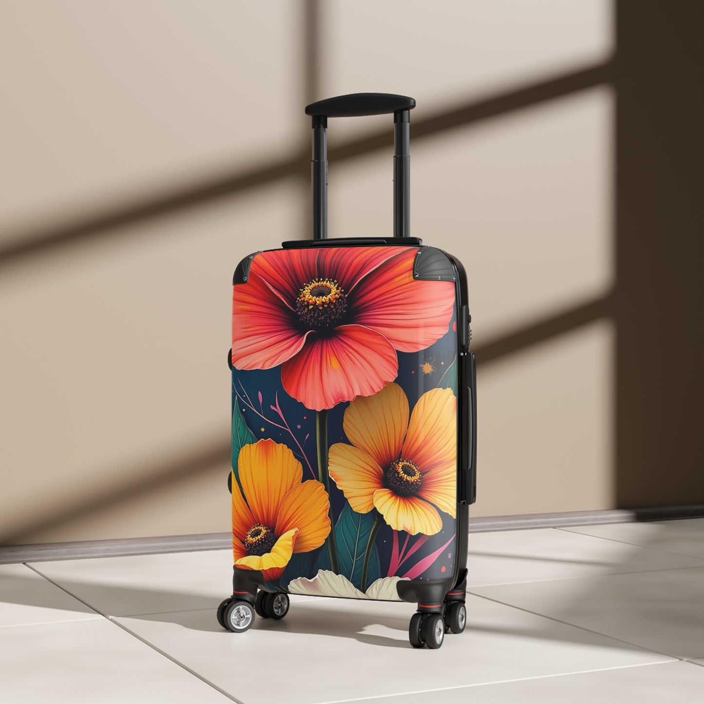 Nature Flowers Floral Season Art Carry-On Suitcase - Stylish Luggage for Travelers