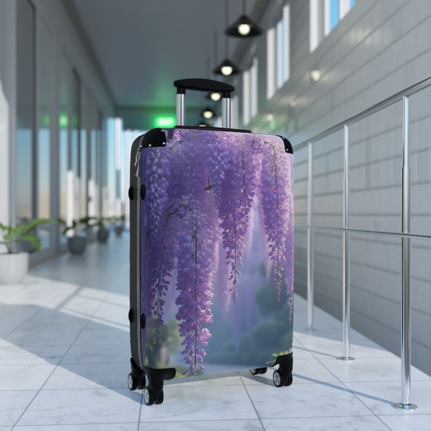 Nature Flowers Floral Camelia Art Carry-On Suitcase - Stylish Luggage for Travelers