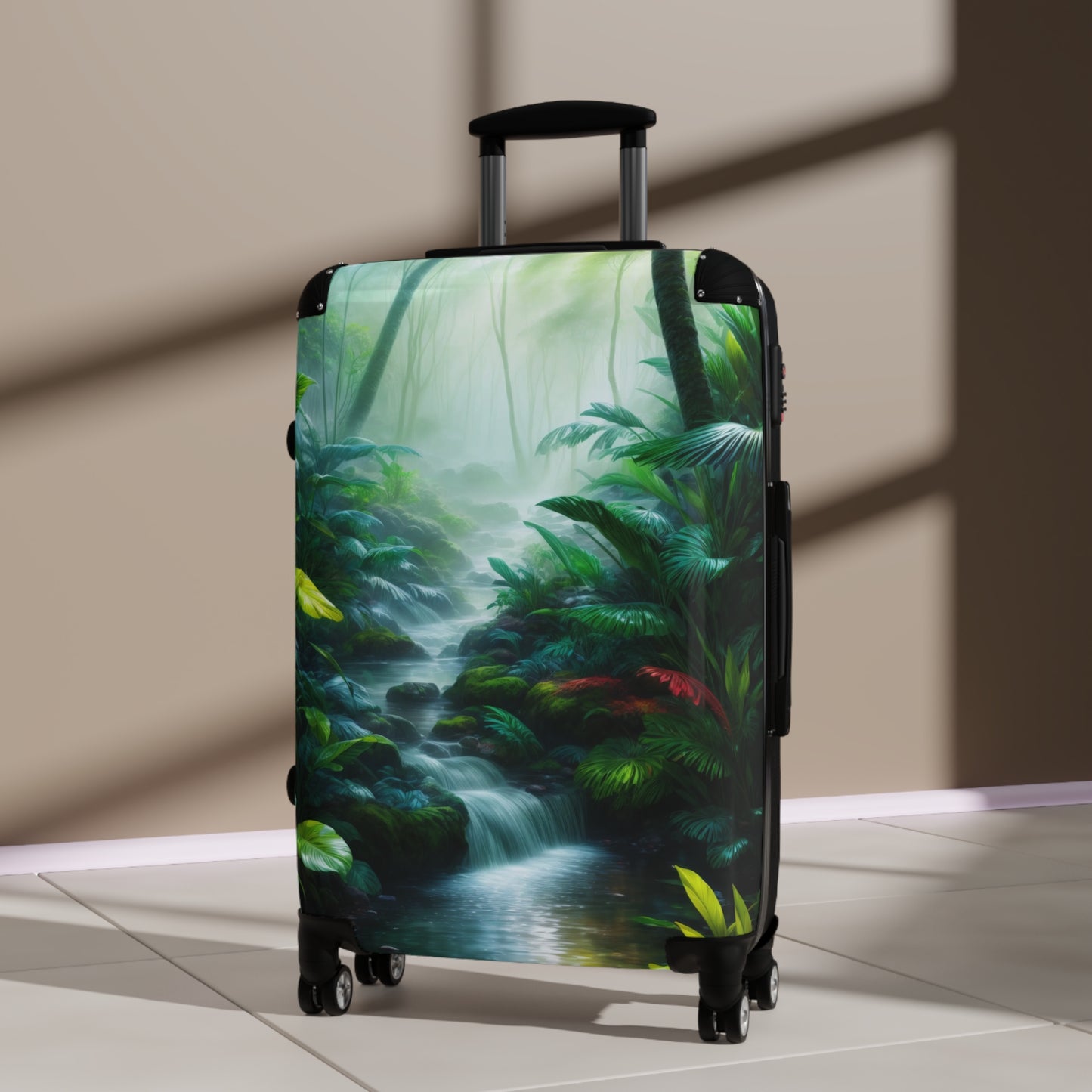 Nature Landscape Rain Forest Art Carry-On Suitcase - Stylish Luggage for Travelers