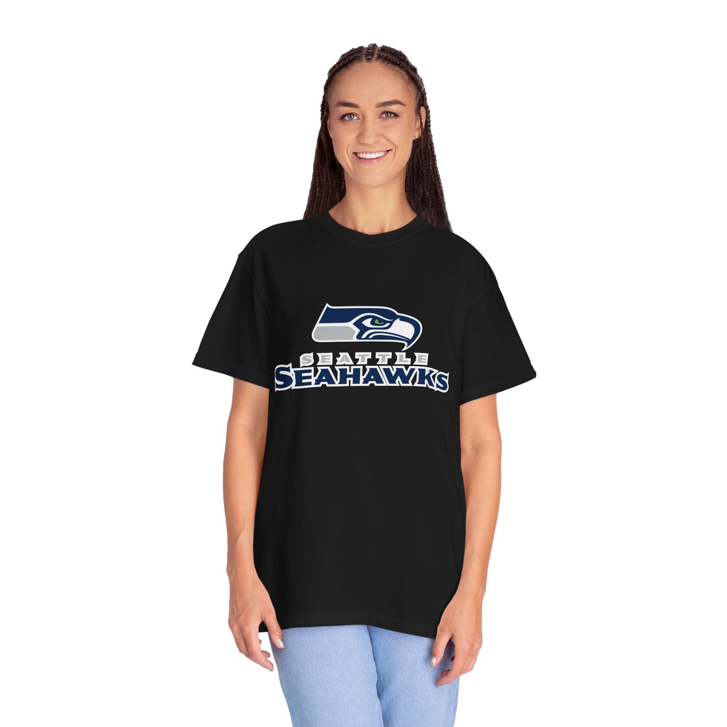 Seattle Seahawks Gear Garment-Dyed T-Shirt – Premium Cotton Tee for Customization