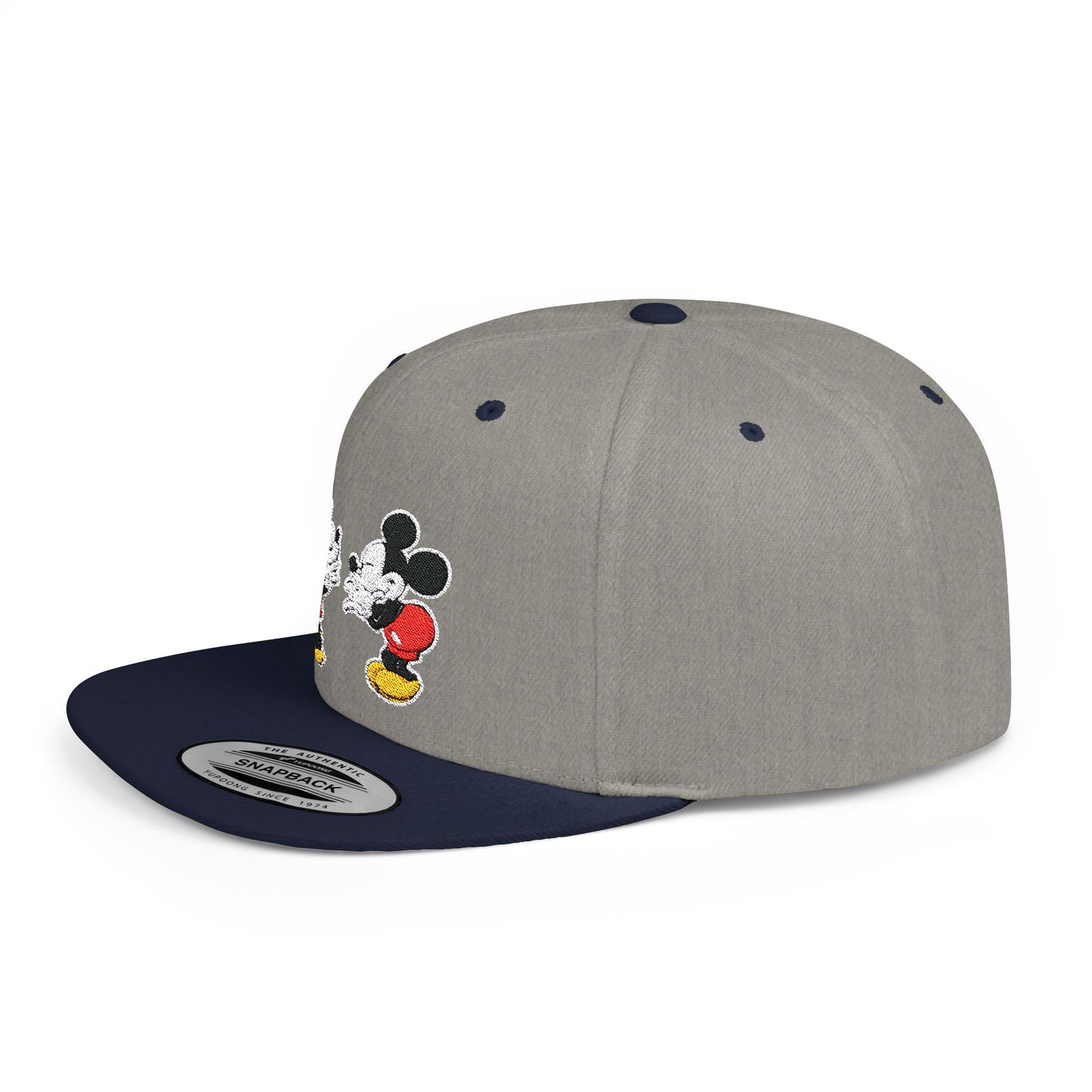 Classic Minnie Mouse Mickey Mouse Flat Bill Snapback – Lightweight, Custom Fit, Premium Quality