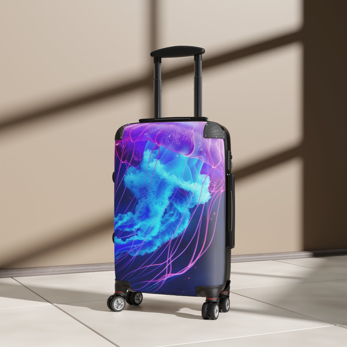 Space Jellyfish Art Carry-On Suitcase - Stylish Luggage for Travelers