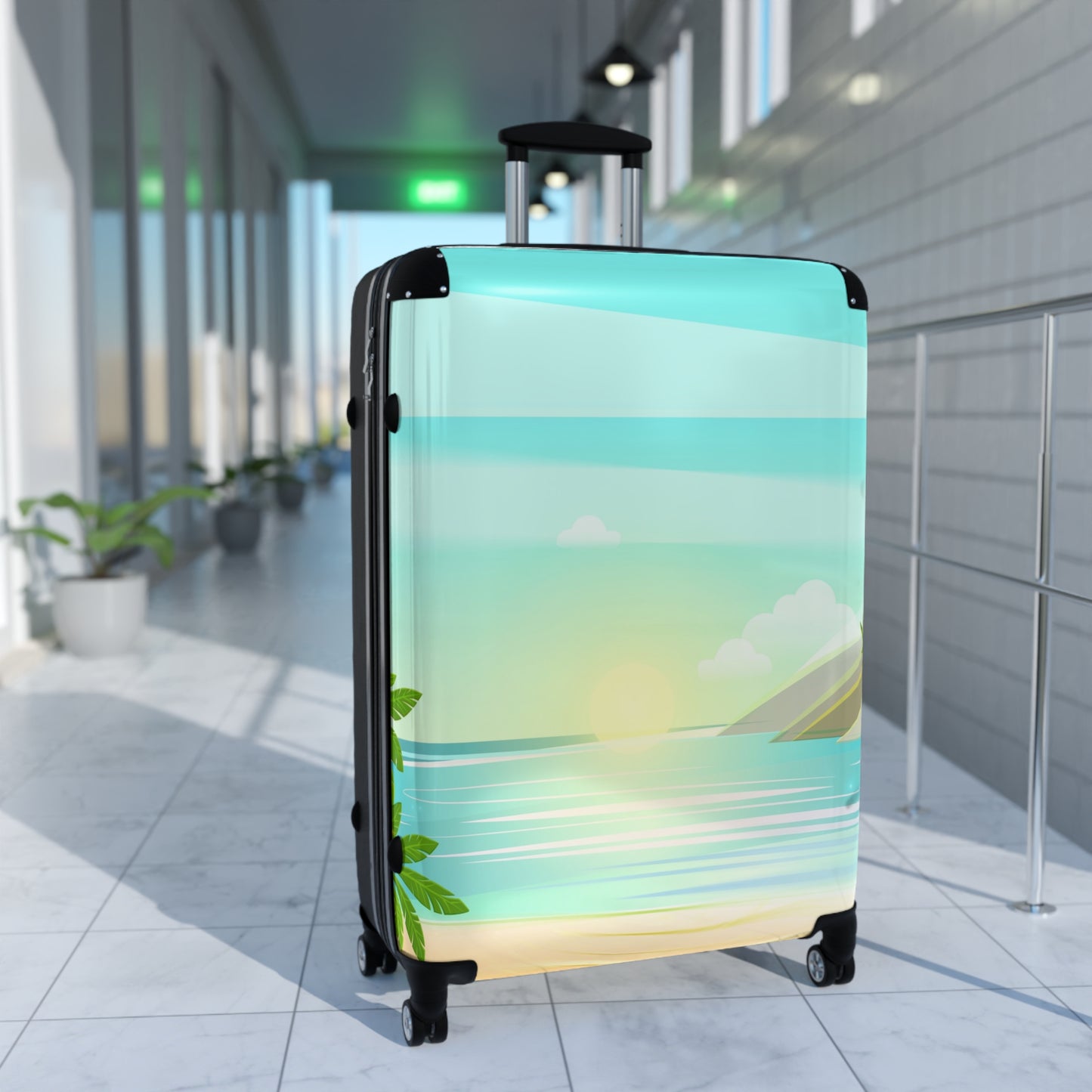 Nature Summer Beach Travel Art Carry-On Suitcase - Stylish Luggage for Travelers