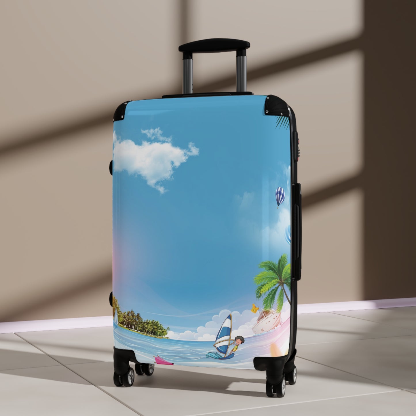Nature Summer Tropical Beach Art Carry-On Suitcase - Stylish Luggage for Travelers