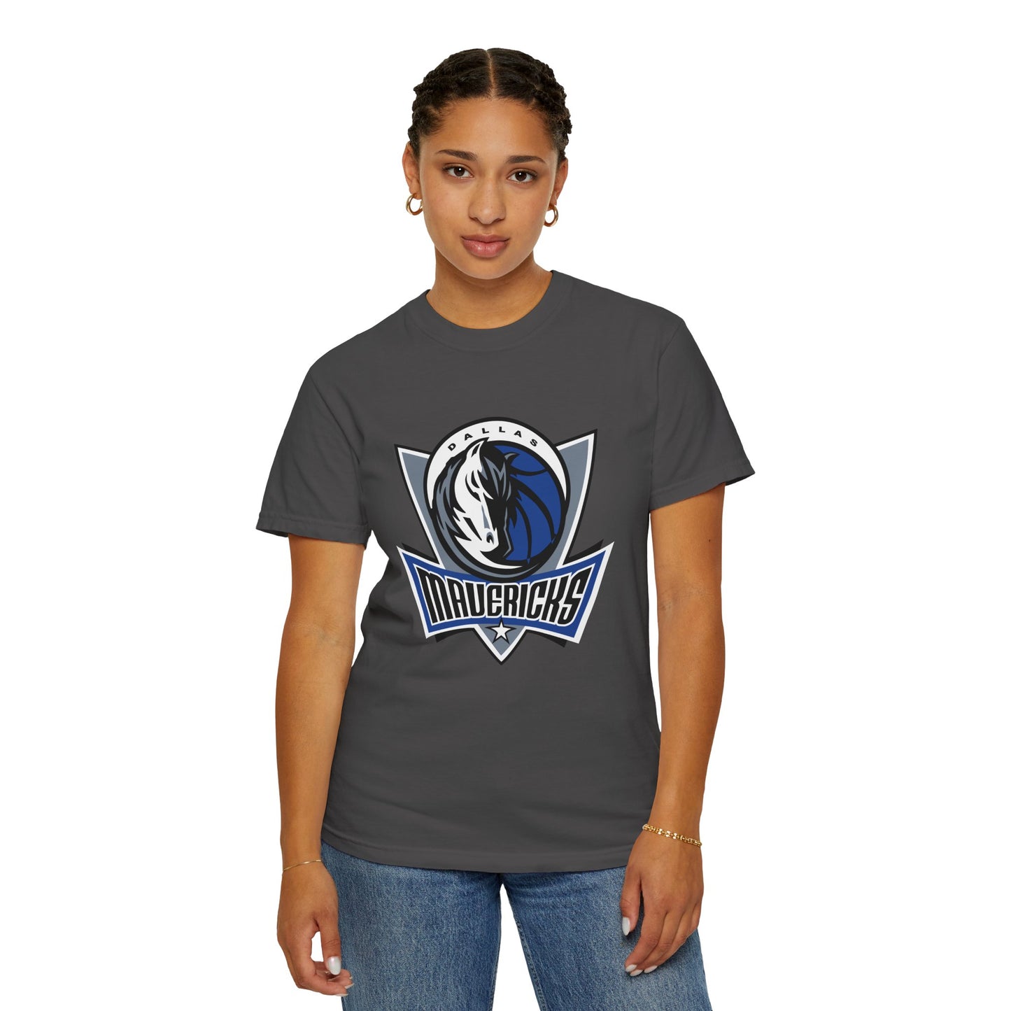 Dallas Mavericks Garment-Dyed T-Shirt – Premium Cotton Tee for Customization