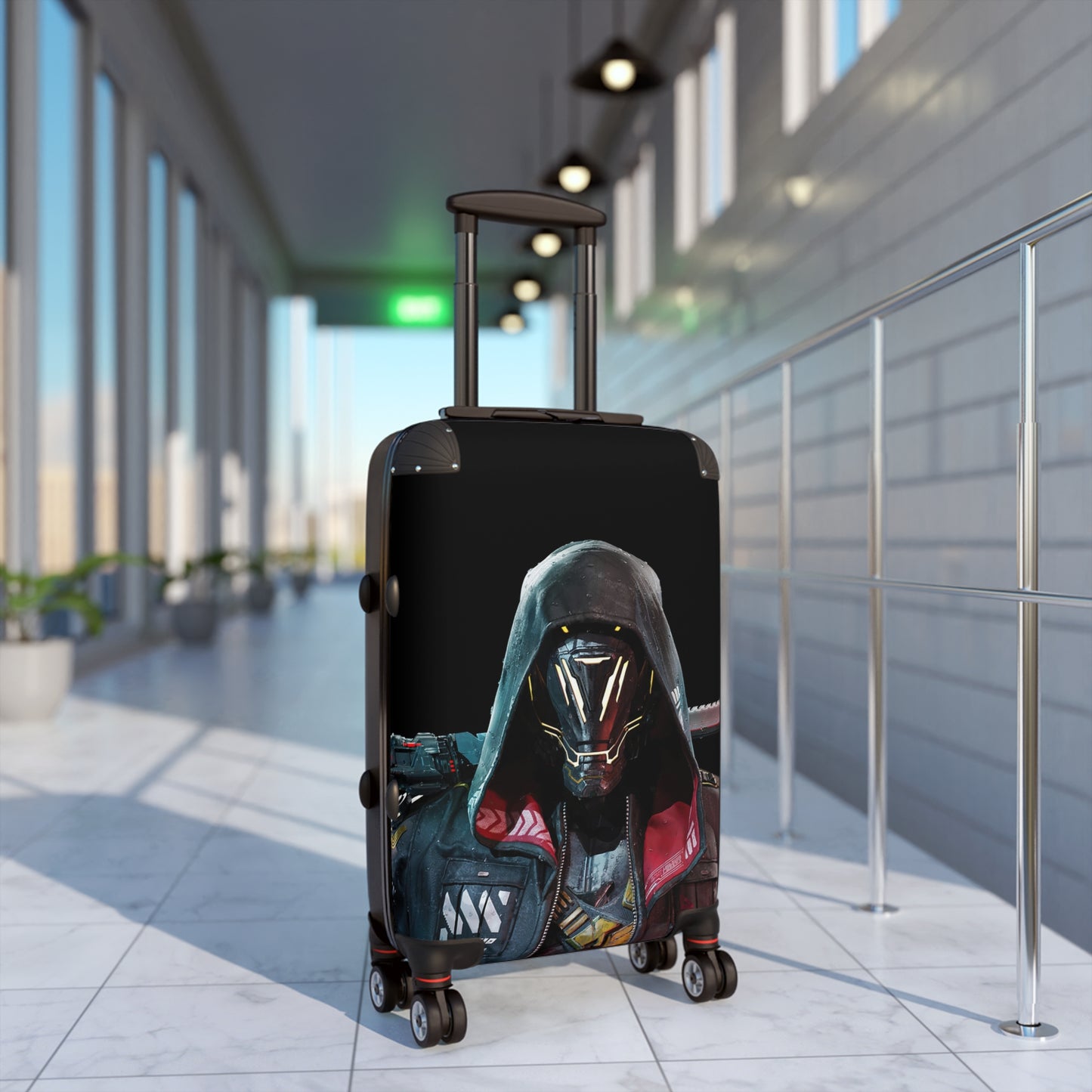 Video Games Ghost Runner Carry-On Suitcase - Stylish Luggage for Travelers