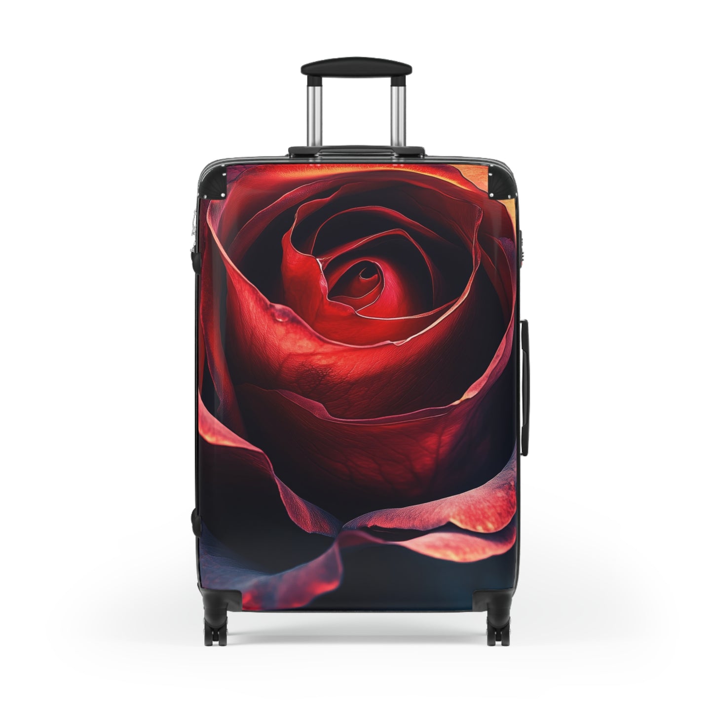 Nature Rose Flower Art Carry-On Suitcase - Stylish Luggage for Travelers