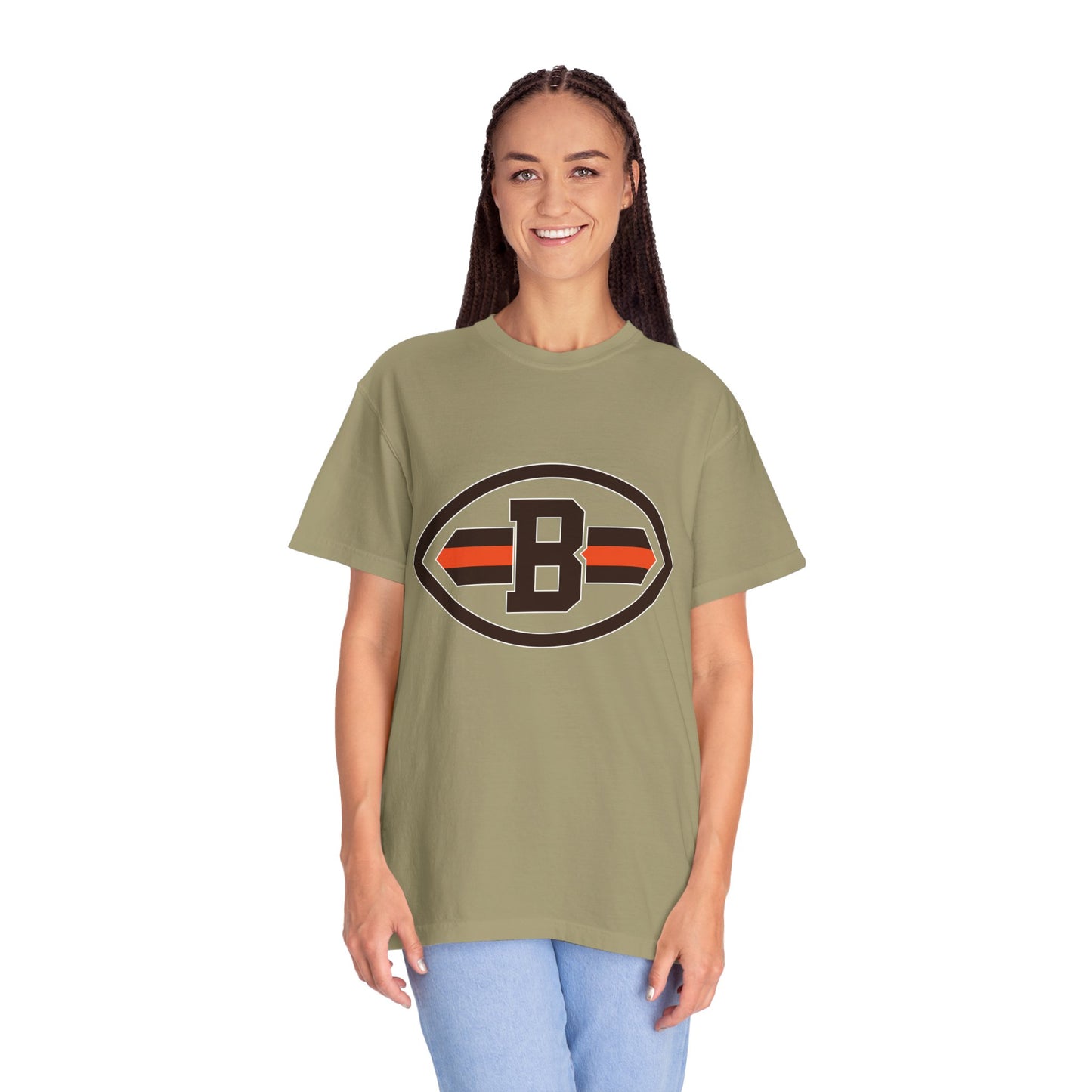 Cleveland Browns Game Day Gear Garment-Dyed T-Shirt – Premium Cotton Tee for Customization