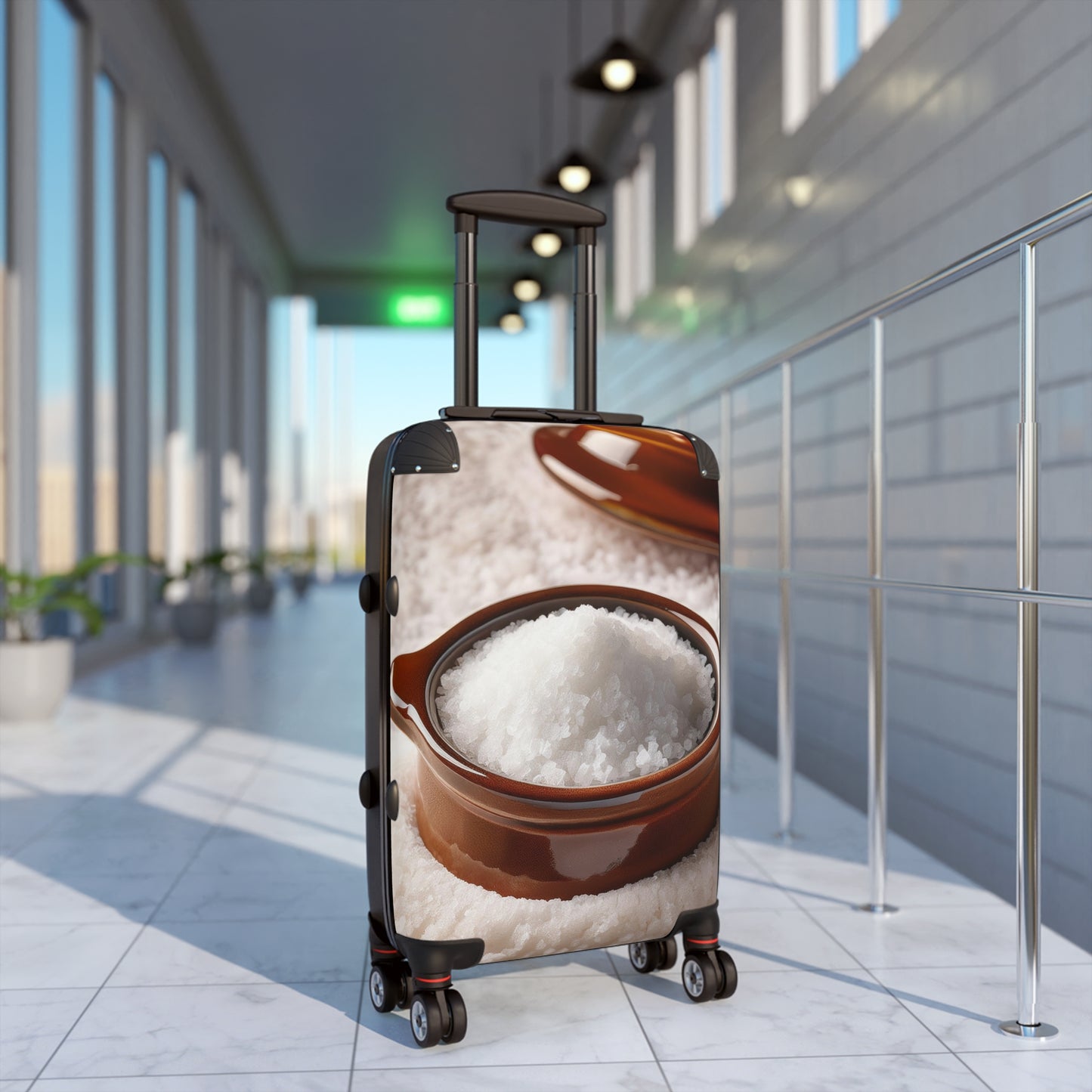 Nature Sea Salt Art Carry-On Suitcase - Stylish Luggage for Travelers