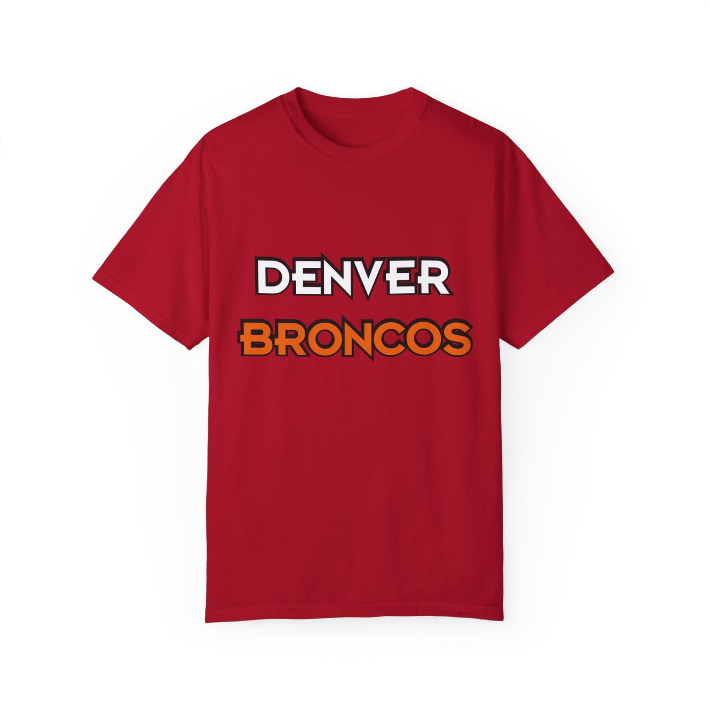 Denver Broncos Pride Garment-Dyed T-Shirt – Premium Cotton Tee for Customization