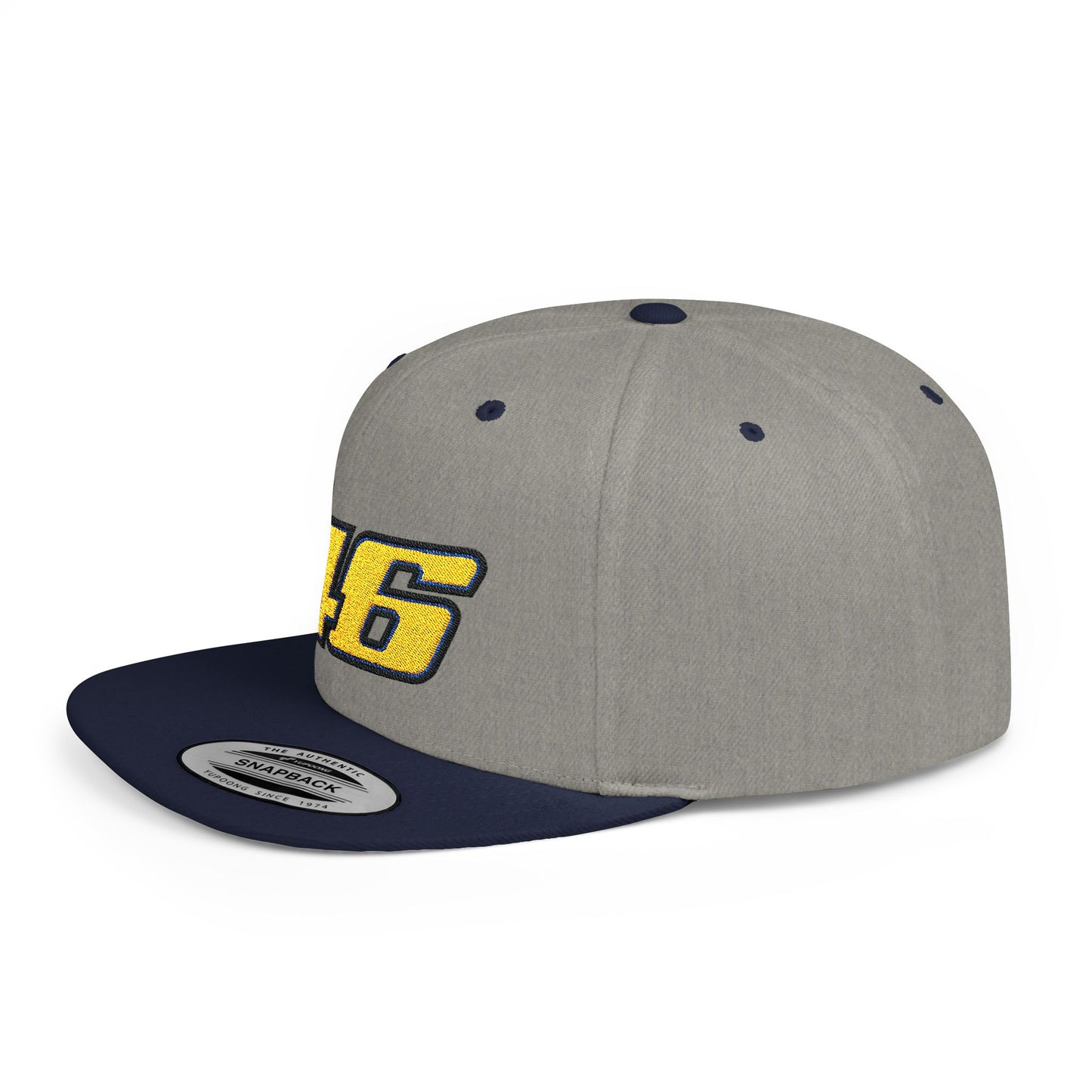 46 Rossi Flat Bill Snapback – Lightweight, Custom Fit, Premium Quality