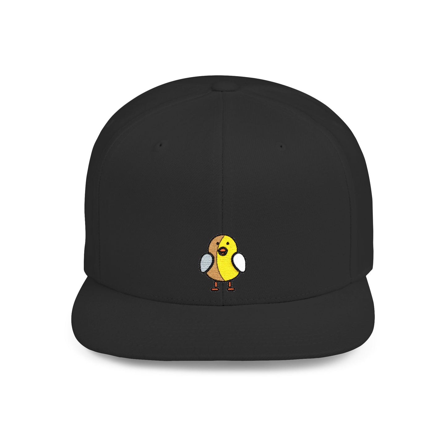 Icons Embroidered Chicks Flat Bill Snapback – Lightweight, Custom Fit, Premium Quality